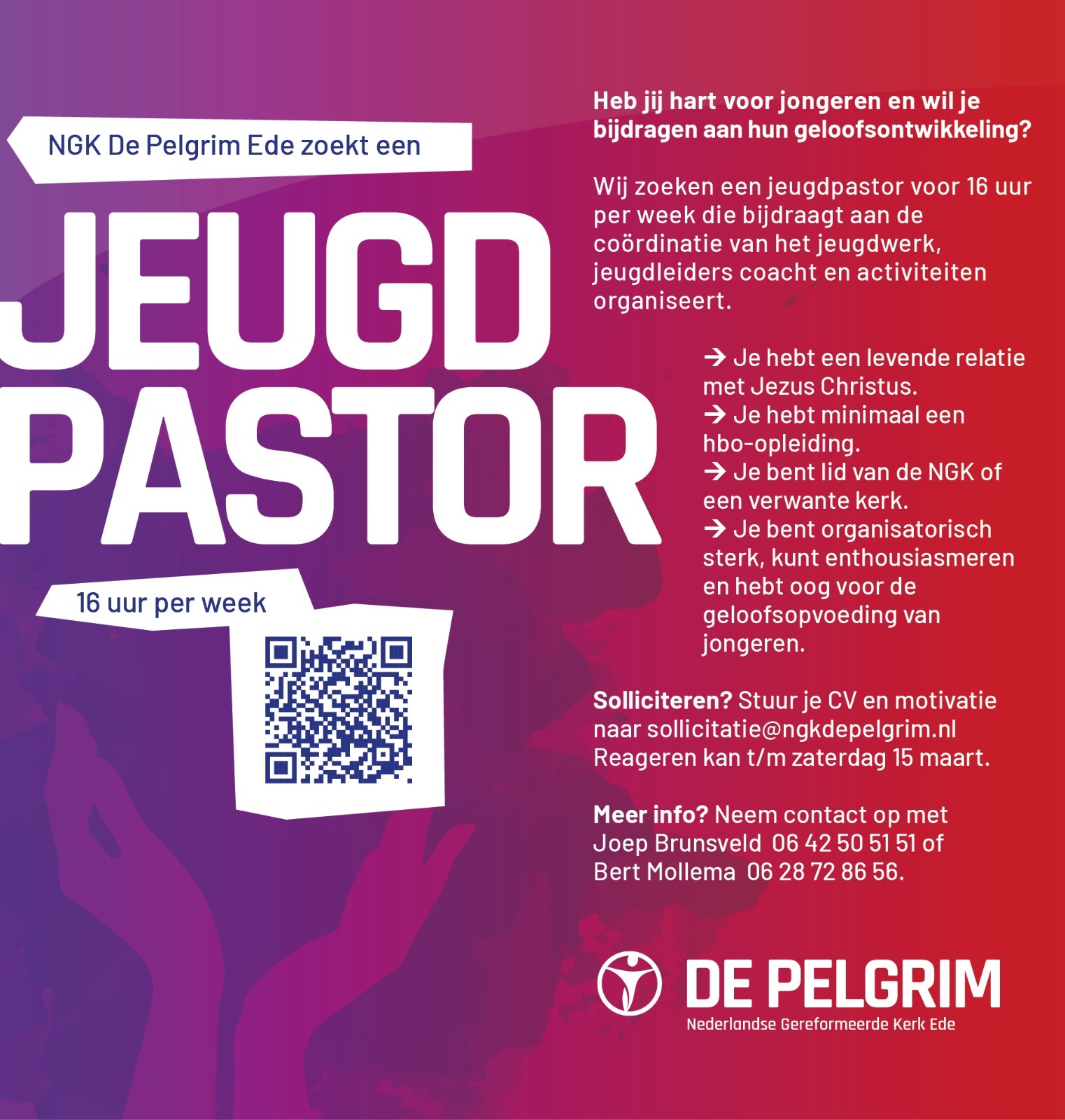 Jeugdpastor Vacancy